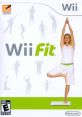 Wii Fit video game cover showcasing fitness activities and a woman practicing yoga on a balance board. Enjoy holistic health!