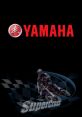 Yamaha Supercross video game logo featuring a racer on a dirt bike, showcasing thrilling motocross action and excitement.