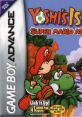 Yoshi's Island: Super Mario Advance 3 game cover features Yoshi and Mario on Game Boy Advance. Classic platformer adventure.