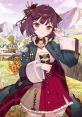 Sophie from Atelier Sophie 2 smiles in a vibrant landscape, promoting the Original Soundtrack of the game.