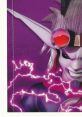 Dark character with glowing powers, featuring vibrant purple lightning, from Jak II Official video game. Iconic design element.