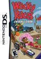 Cover art for Wacky Races: Crash & Dash featuring colorful racing vehicles and characters in a fun competition.