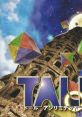 Colorful geometric shapes float above a towering structure, capturing the essence of the game "Tall: Infinity TALL ∞.