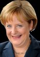 Angela Merkel smiling, wearing a dark blazer and necklace, representing her iconic leadership style and charisma.