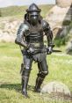 Armor The of clothing being equipped fills the room, the soft rustle of leather as it is strapped on, the metallic click of