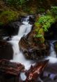 Running-Water The soothing of running water fills the air, a gentle cascade of liquid flowing smoothly through its