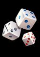 Dice You can hear the clattering of 40 dice as they tumble and collide, creating a cacophony of clicks and clacks that