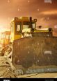 Bulldozer These bulldozer are a cacophony of industrial chaos, each one adding to the symphony of construction. The first ,