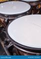 Kettledrums "Pauken Stereo Low Qual #kettledrums" brings to mind a deep, resonant that rumbles and reverberates through