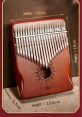 Thumb-Piano The of a Kalimba, also known as a thumb piano, is both enchanting and soothing. The wooden instrument