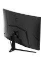 Curved gaming monitor with sleek design, featuring 250Hz refresh rate for smooth gameplay and reduced motion blur.