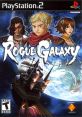 Rogue Galaxy cover art featuring characters and a spaceship, showcasing the adventure RPG for PlayStation 2.