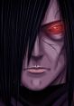 Madara Uchiha from Naruto, showcasing his iconic dark hair and intense red eyes, embodies power and mystery.