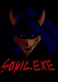 Sonic.EXE featuring a sinister, bloodthirsty character with glowing red eyes, embodying horror-themed gaming aesthetics.