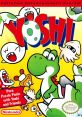 Cover art of Yoshi game featuring the iconic green dinosaur and vibrant characters, showcasing an engaging puzzle adventure.