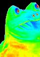 Colorful thermal image of a frog, showcasing vibrant hues and textures, perfect for DAMIAN'S ULTIMATE 2 discussions.