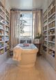 Bathroom Library The of a modern bathroom come together in a symphony of daily rituals and tasks. The gentle of the sink