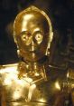 C-3PO, the iconic golden protocol droid from Star Wars, known for his fluency in multiple languages and witty personality.