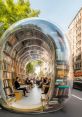 Bus station Library The cacophony of at the bus station is a vibrant symphony of urban life. The transit platform