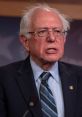 Bernie Sanders speaks passionately during a press conference, advocating for social justice and economic reforms.