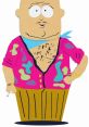 Big Gay Al character from South Park in a colorful shirt and brown pants, showcasing his playful personality and iconic style.