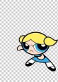 Bubbles from "The Powerpuff Girls" shows a determined expression, ready for action in the Blossom Relish Rampage episode.