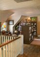 Porch Library You can hear the distinct of a metal screen door opening, followed by the gentle patter of raindrops