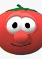 Bob the Tomato, beloved character from VeggieTales, smiling with big eyes and a cheerful expression, showcasing his fun personality.