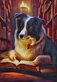 Collie Library The Collie's Library is a place of tranquility and knowledge, filled with the of a loyal companion. The