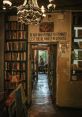 Charming quiet city library interior with bookshelves, warm lighting, and an inviting atmosphere for reading and reflection.