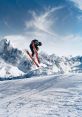 Snow sports Library The of a bustling ski slope are a symphony of activity. With the exhilarating rush of skis and