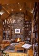 Fireplace Library The crackling of a fireplace log flex and prep with paper movement can be heard echoing through the