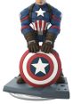 Captain America statue from Disney Infinity-Marvel, featuring iconic shield and detailed superhero costume design.