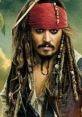 Captain Jack Sparrow character with iconic dreadlocks and red bandana, exuding charm and adventure on the high seas.