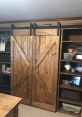 Wooden Barn Door Library If you were to stand outside the wooden barn door of the library, you would hear the distinctive 