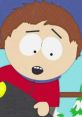 Clyde Donovan looking surprised, wearing a red shirt, from the animated series South Park by Trey Parker.