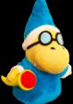 Cody Nutkiss plush toy wearing a blue wizard hat, with glasses and holding a toy gun, popular in SuperMarioLogan series.