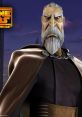 Count Dooku from the Clone Wars stands menacingly, showcasing his dark robes and formidable presence in the galaxy.