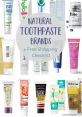 Collection of natural toothpaste brands showcasing eco-friendly oral care options with a free shopping checklist.