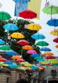 Wind In Umbrellas Library The vibrant of a bustling restaurant in Hua Hin fill the air, blending with the gentle rustling