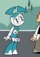 Dr. Nora Wakeman character from "My Life as a Teenage Robot," showcasing her unique robotic design and expressive features.