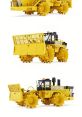 Compactor Bulldozer Library The thunderous roar of the Compactor Bulldozer resonates through the air at the landfill, a