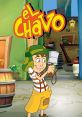 El Chavo animated character holding a bell in a colorful neighborhood, representing iconic Latino animation.