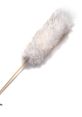 Cleaning duster Library The quiet hum of the library was occasionally punctuated by the of a cleaning duster swishing and