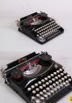 Erika model typewriter Library The Erika Model typewriter is a finely crafted machine that produces a symphony of as it