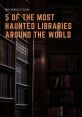 Haunted Library The of male ghostly breath in reverse, inhaling air with an ethereal spirit, echoes through the haunted