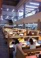 National Central Library Library The echoing of a bustling crowd fill the air in Taipei at the National Central Library. As