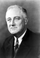 Franklin D. Roosevelt, 32nd U.S. President, known for his leadership during the Great Depression and World War II.