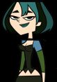 Gwen from Total Drama, showcasing her signature style with dark attire and a confident expression.