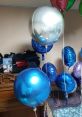 Foil Balloon Library The first that fills the air is that of a small, inflated foil balloon being bashed around. The